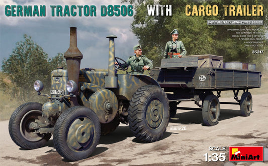 MINIART 35395 1/35 German Artillery Tractor T-60(r) with Crew, Towing PaK40  7.5cm