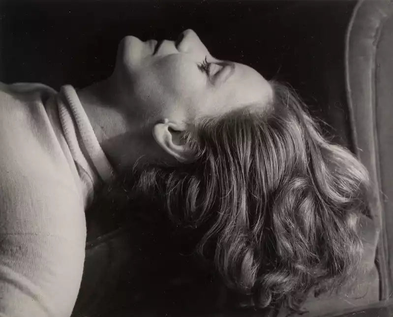 Cecil Beaton, Greta Garbo in Profile, 1946 via Artsy