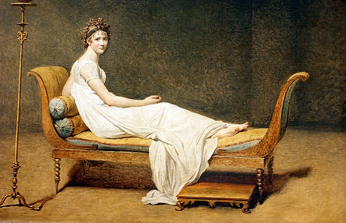 Portrait of Madame Récamier, Jacques-Louis David, 1800. Photo Courtesy of Wikipedia.