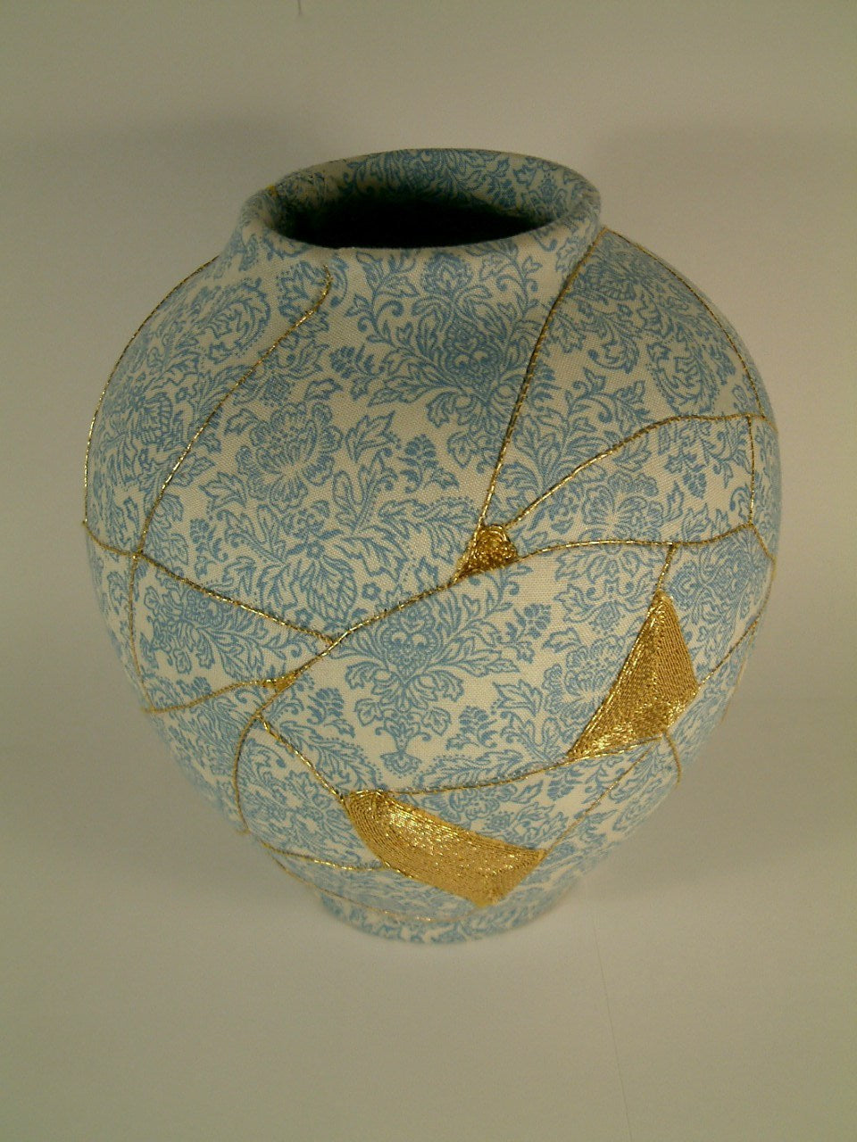 Kintsugi Bowl and Vases 3D model