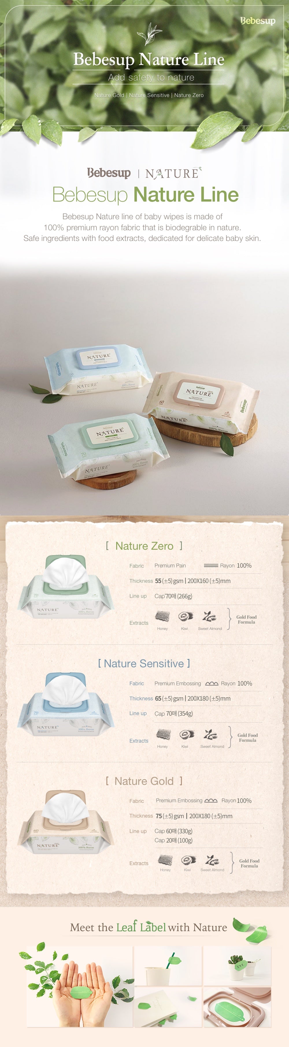 Bebesup Nature Line - For the love of baby and nature