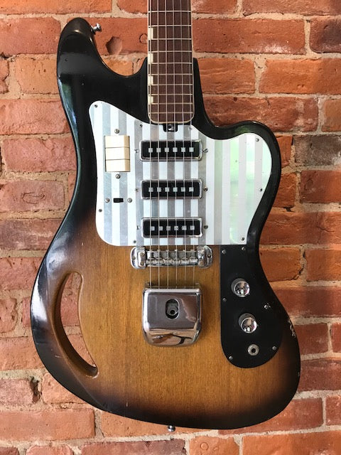 Vintage Teisco Del Ray TG-64 1960s with OHSC – Alley Music