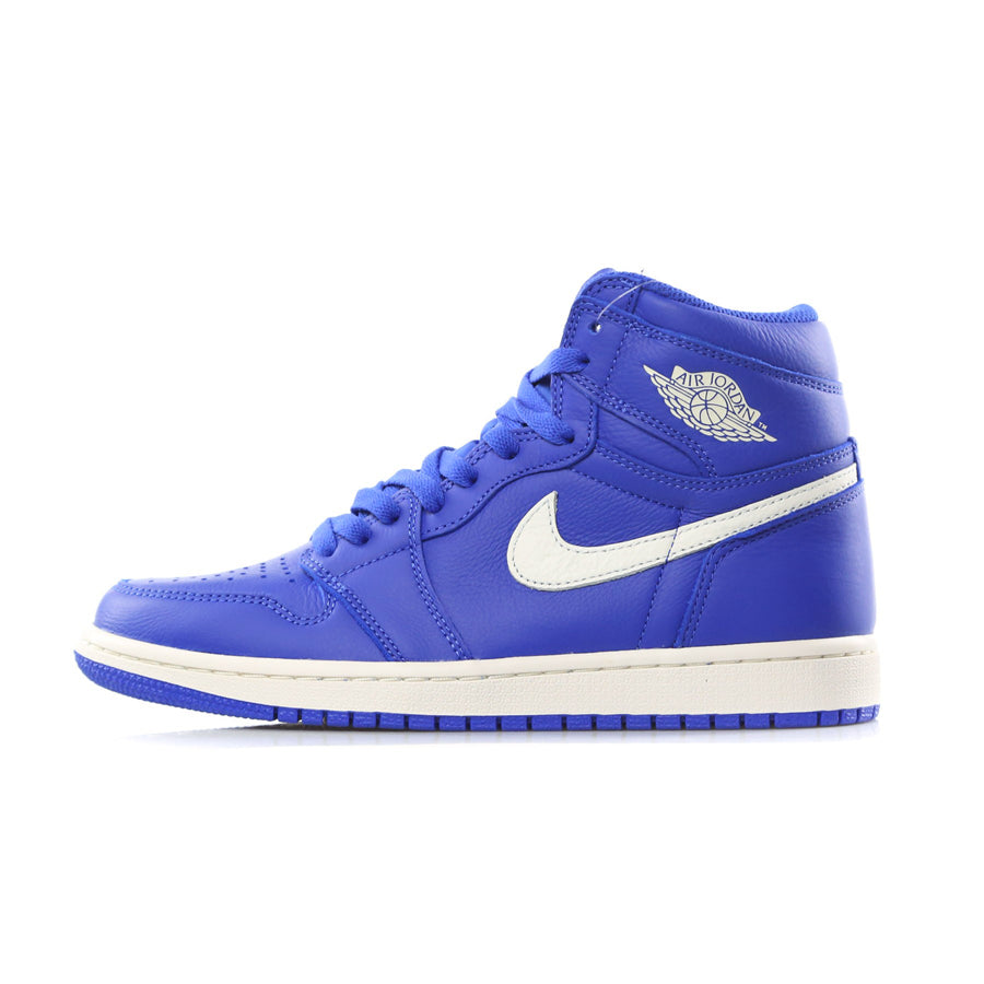 Nike Air Jordan 1 Retro high OG Hyper Royal sneaker in the electric blue and white colorway in homage to Lincoln High School from the film He Got Game
