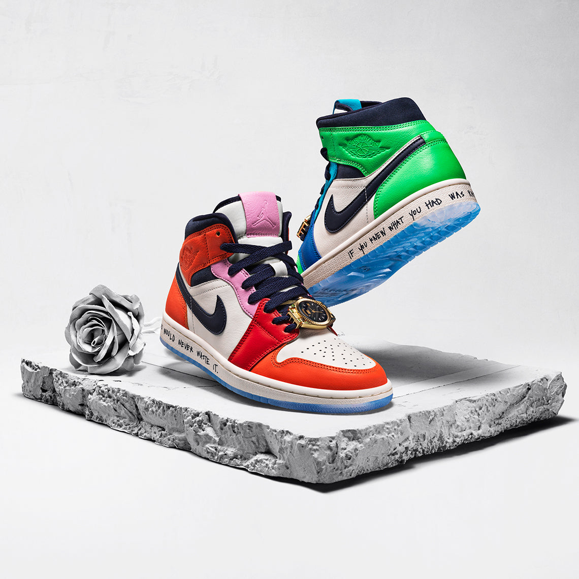 Sneakers luxury limited edition, Air Jordan 1 Mid x Melody Ehsani