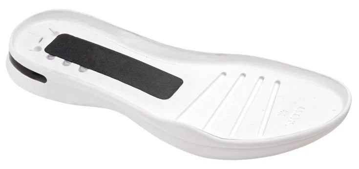 Example of Midsole, the part of the shoe that is between the upper and the outer sole, i.e. the actual sole