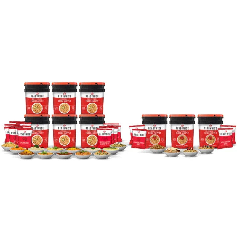 ReadyWise 1,080 Servings Entrée Food Supply