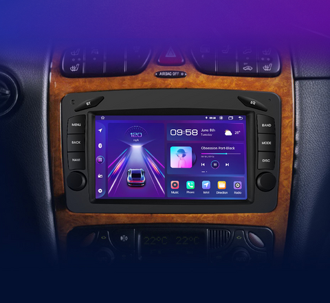 Radio nawigacja Mercedes CLK W209 W203 W208 Carplay Android – Multigenus