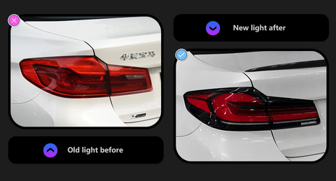LED-Rückleuchten für BMW G30/G38 (2017-2020) mit Tagfahrlicht-Animation –  Multigenus