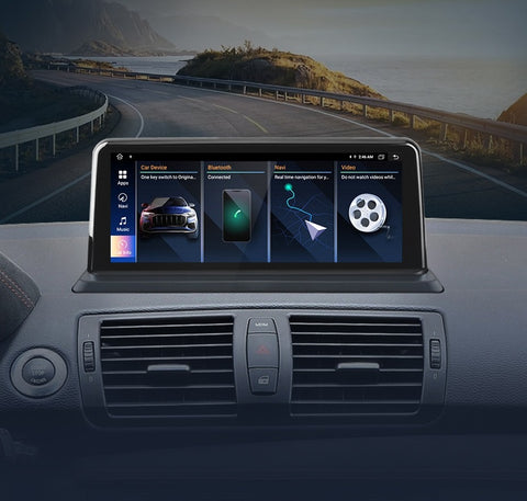 Radio navigation BMW série 1 E81 E82 E87 E88 CarPlay Android