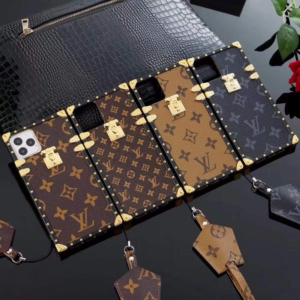 Louis Vuitton Leather Cases For iPhone 13 - HypedEffect