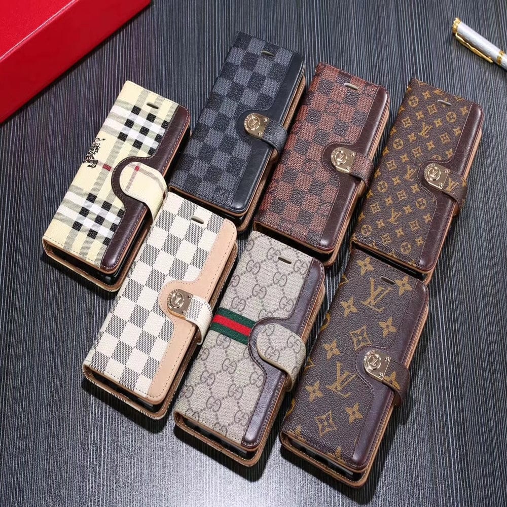 Card Holder Louis Vuitton And Gucci iPhone 13 Cases - HypedEffect