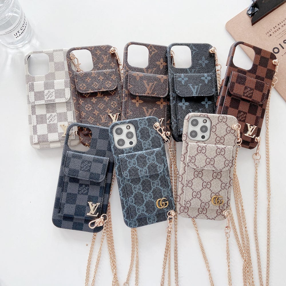 Louis Vuitton Leather Cases For iPhone 13 - HypedEffect