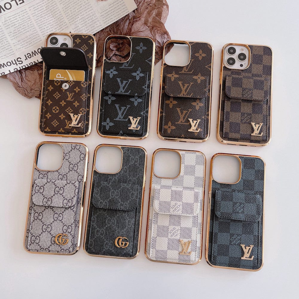 Louis Vuitton Back Pocket Case for iPhone 14 - HypedEffect