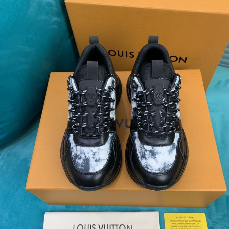 High Top Black Louis Vuitton Sneakers - HypedEffect