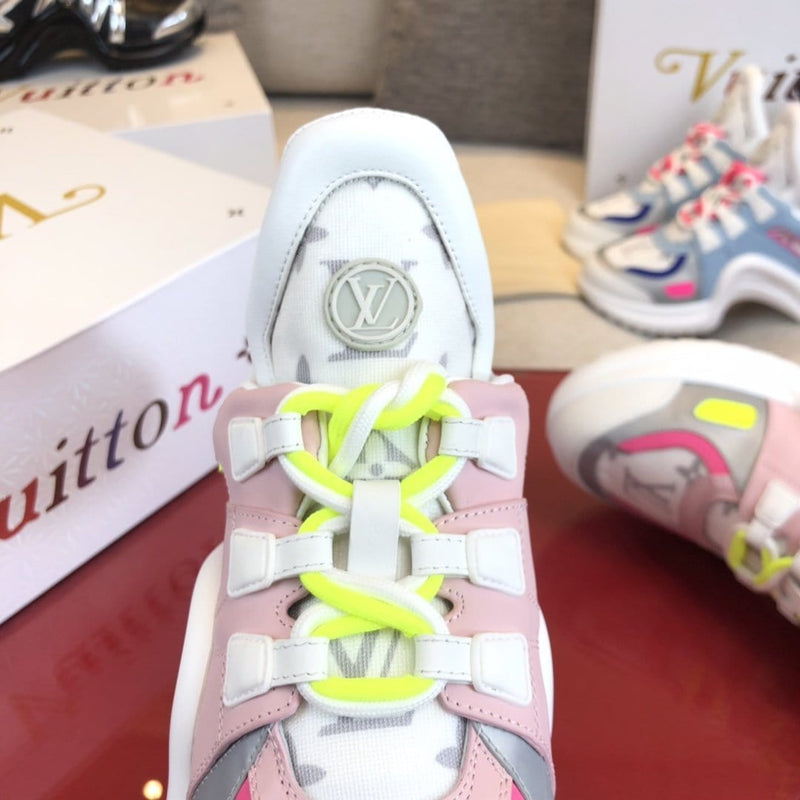 Louis Vuitton Futuristic Chrome Silver Sneakers - HypedEffect