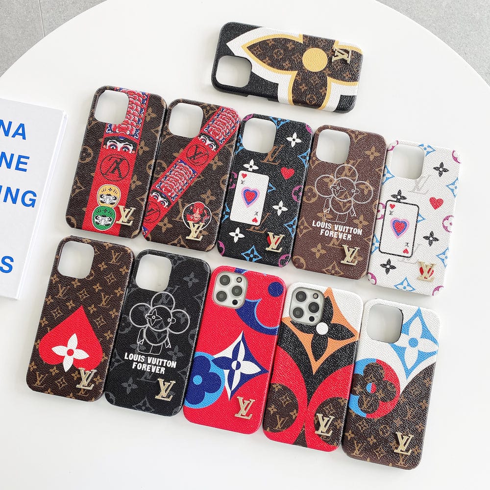 Louis Vuitton Leather Cases For iPhone 13 - HypedEffect