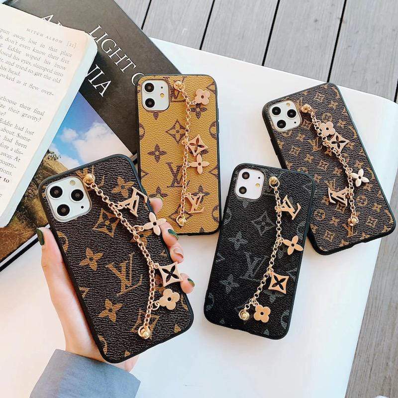 LV Printed Leather Case Cover For Iphone 13 – Casecart India