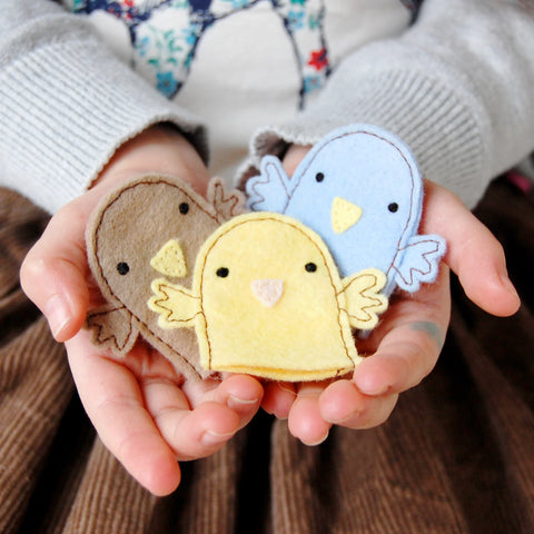 Make Your Own Bird Finger puppets Craft Ki