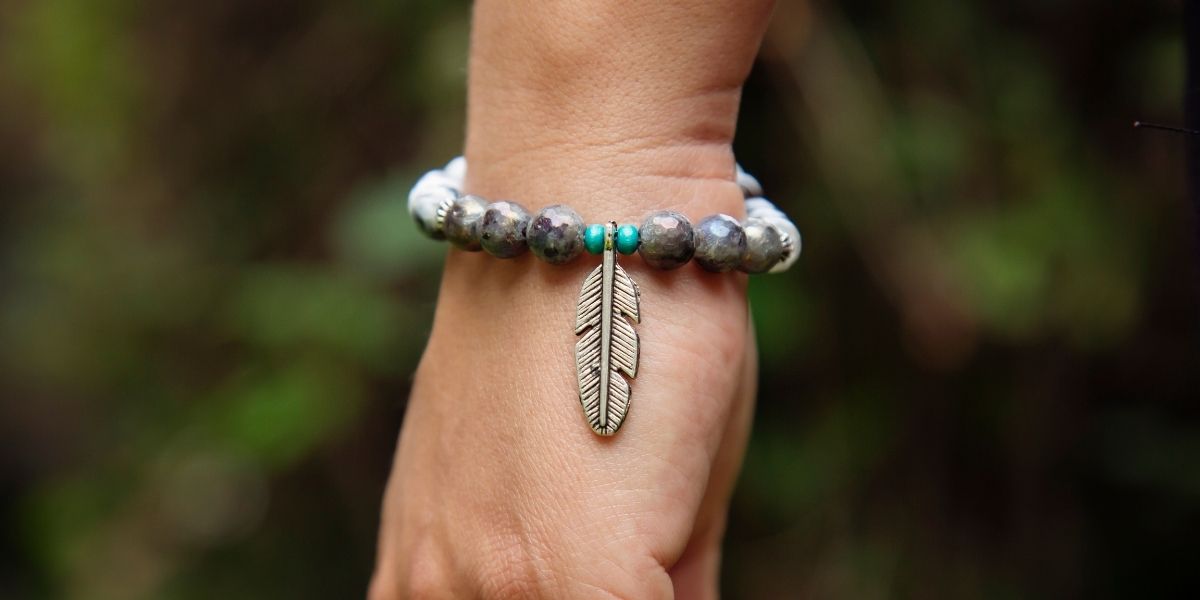 Silver Feather Cuff Bangle - Summer and Silver