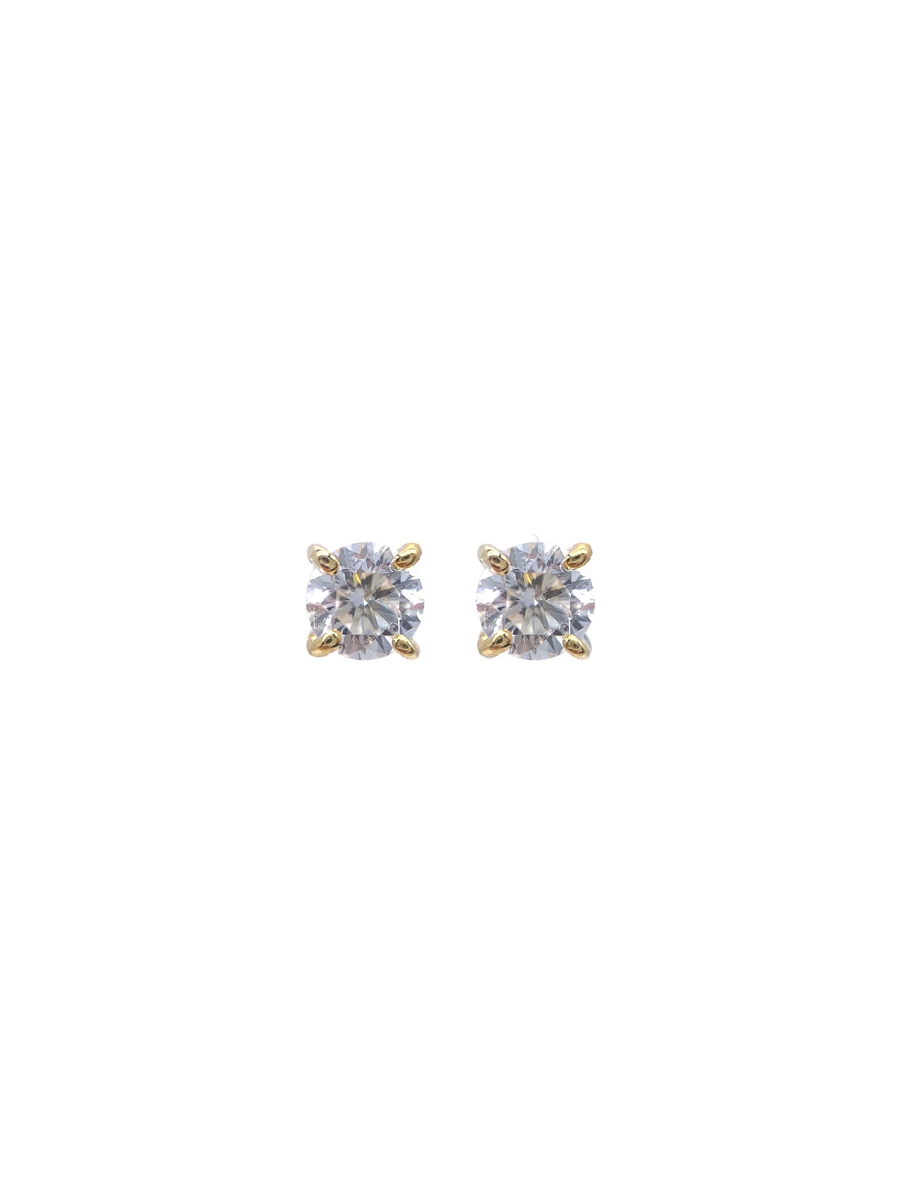 ダイヤモンドピアス（Pt900/Total 0.2ct)【K.Will】