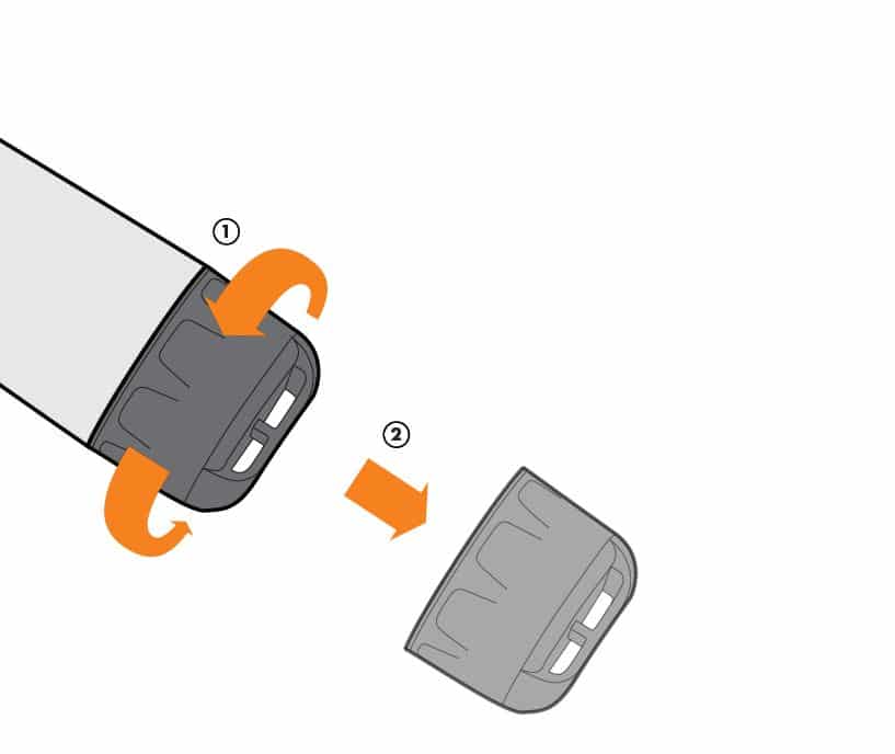 Quest XPointer Pro Remove Battery Cap