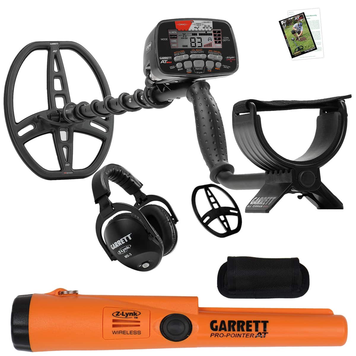 Garrett AT MAX Metal Detector Special with Z-Lynk Pro-Pointer AT