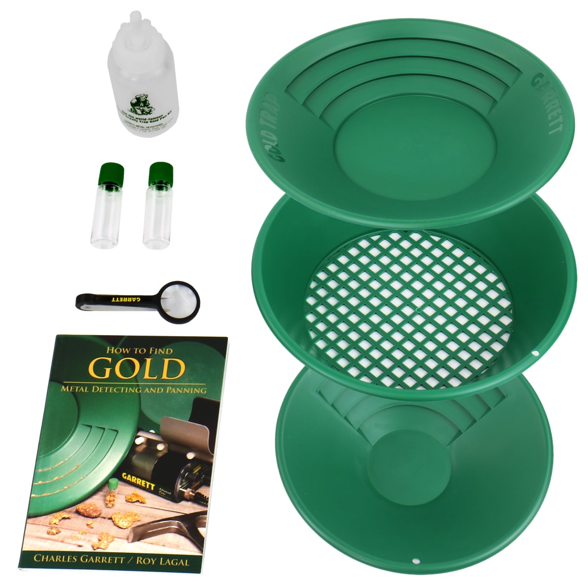 GARRETT GRAVITY TRAP GOLD PANNING KIT (kit d'orpaillage deluxe Garrett)