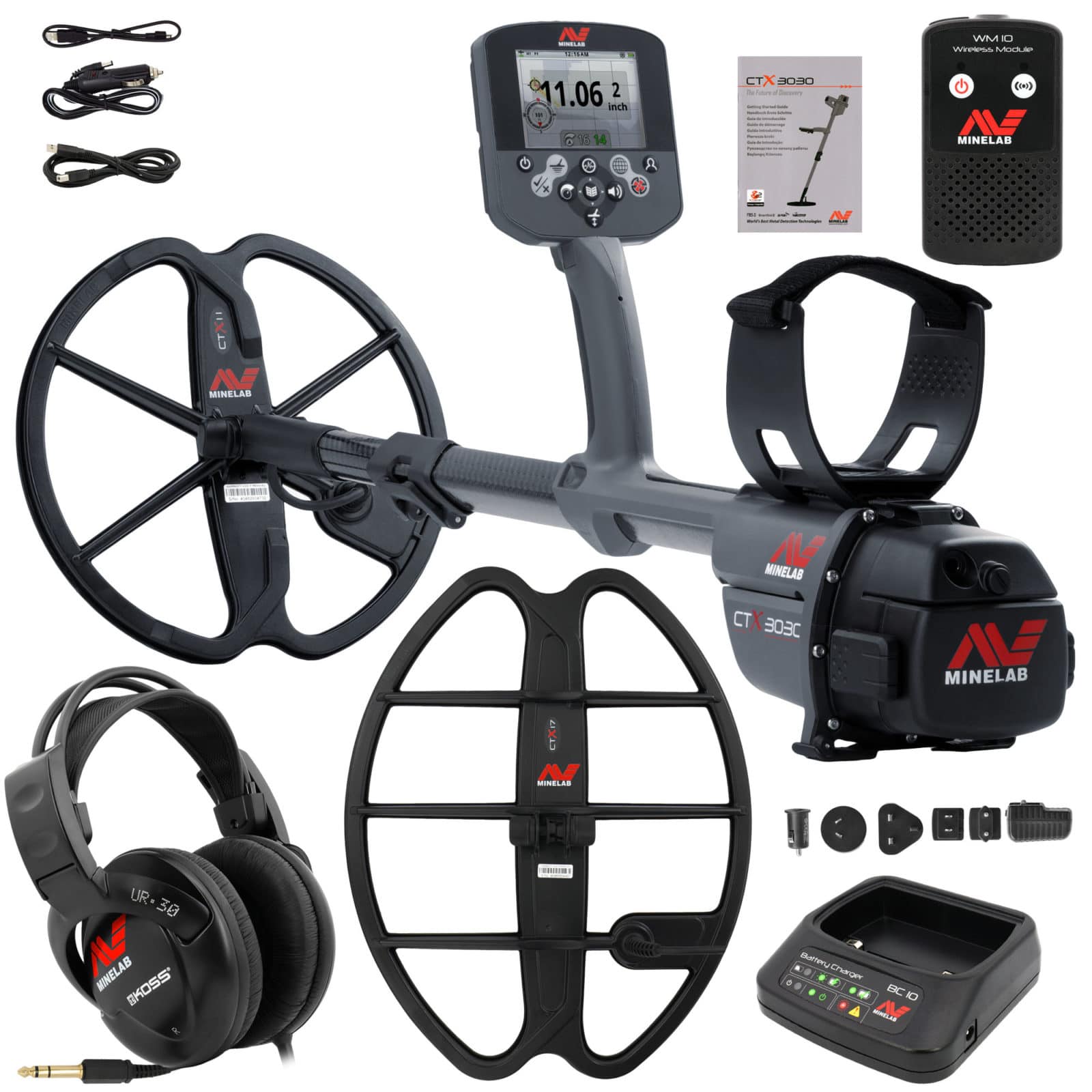 Minelab CTX 3030 Underwater Detector Bundle with 17