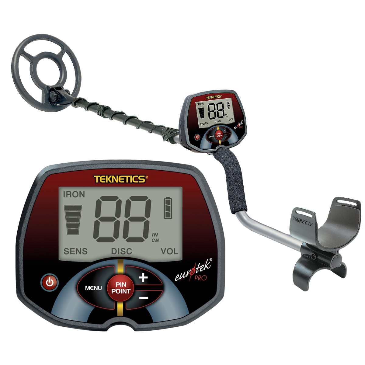 Teknetics Eurotek Pro Metal Detector with 8