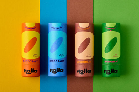 All the smells of Nolla natural deodorants