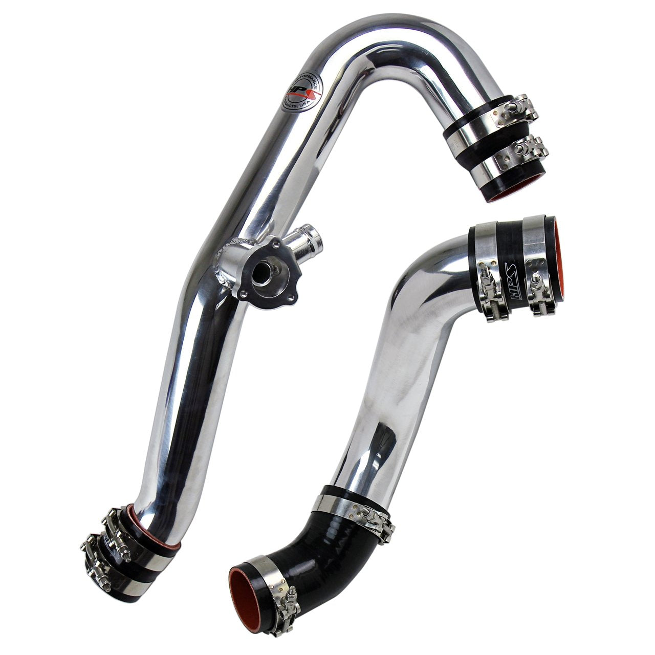 HPS Performance Intercooler Charge Pipe Kit (Cold and Hot Side), Polished, 17-101P