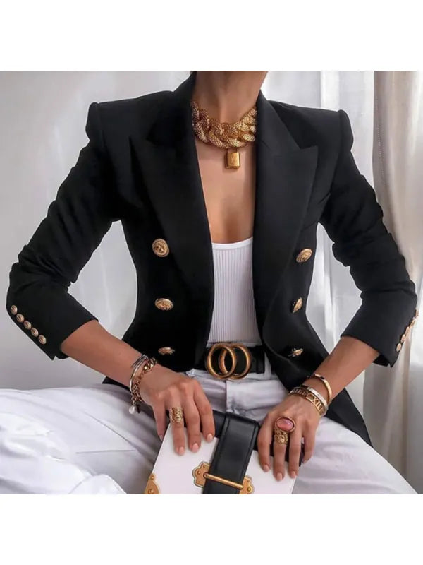 Product Image for Heidi-Mode | Damen Blazer Knopfleiste Elegant, Weiß / M