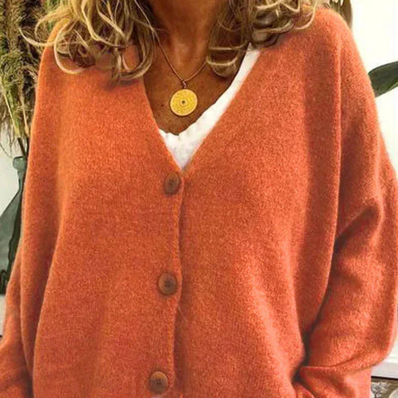 Product Image for Heidi-Mode | Slanke Herfst Trui In Effen Kleur Voor Dames, Oranje / L