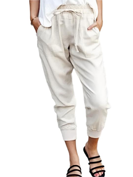 Product Image for Heidi-Mode | Cotto Leinen Taschenhose Jogger, Schwarz / XL