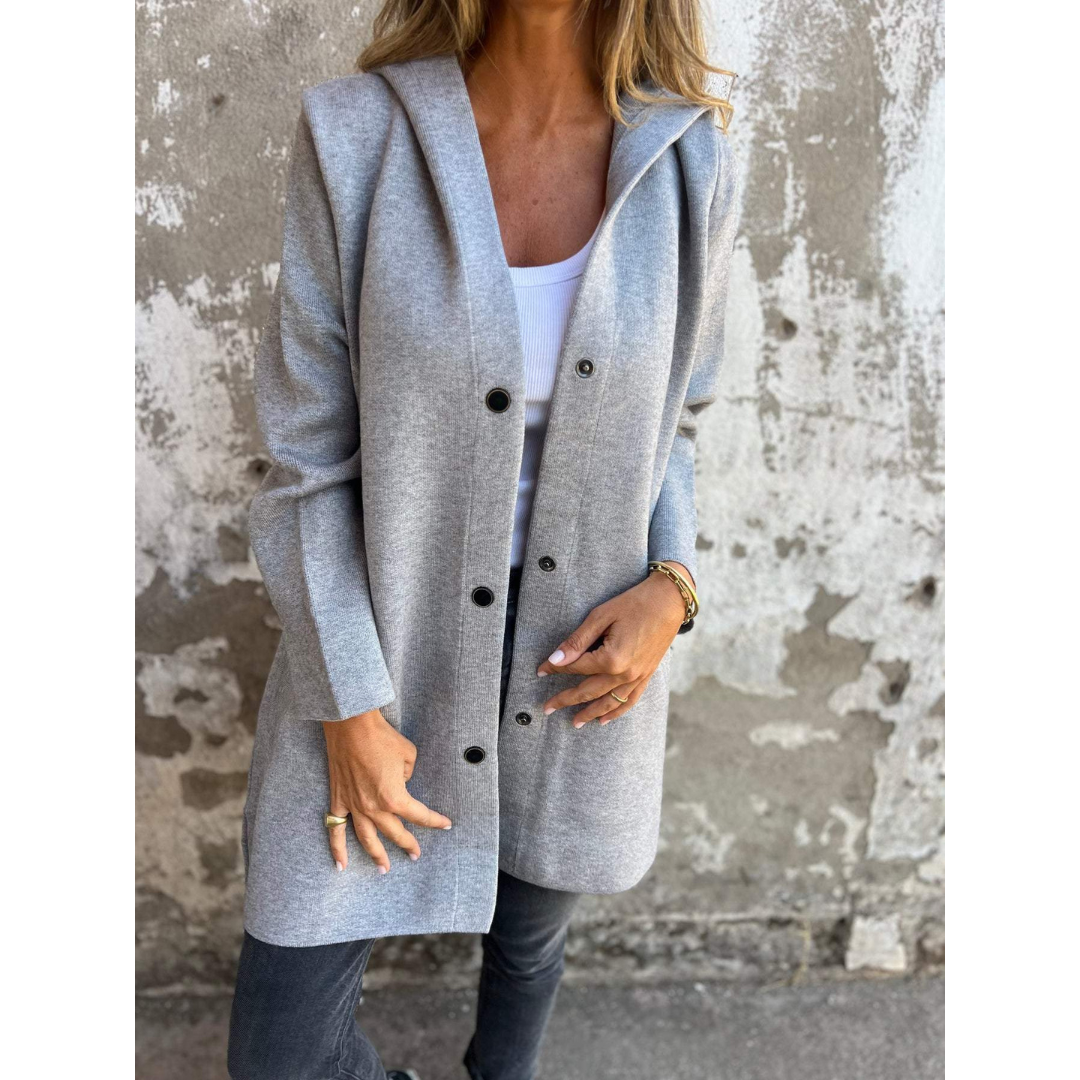 Product Image for Heidi-Mode | Damen Knopf Daunen Mantel Warme, Rot / M