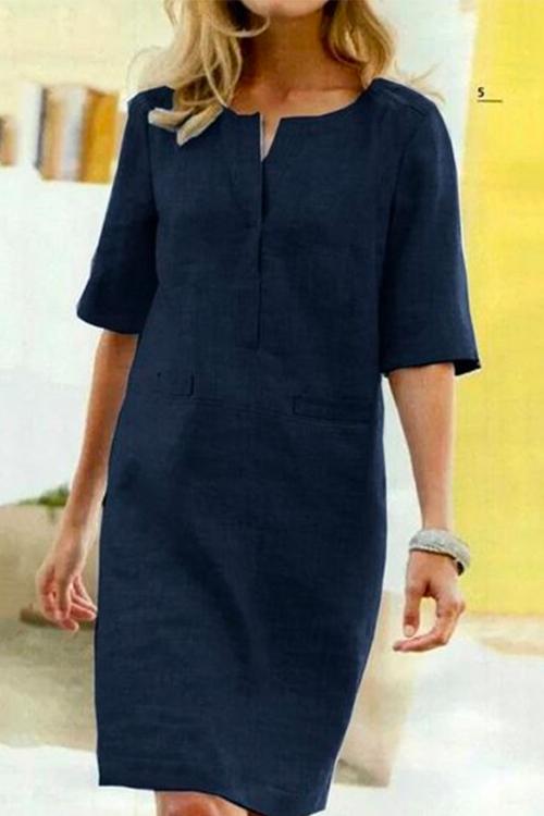 Product Image for Gerade geschnittenes Kathy-Halbarmshirt aus Leinen und Baumwolle, Claro Gray / M