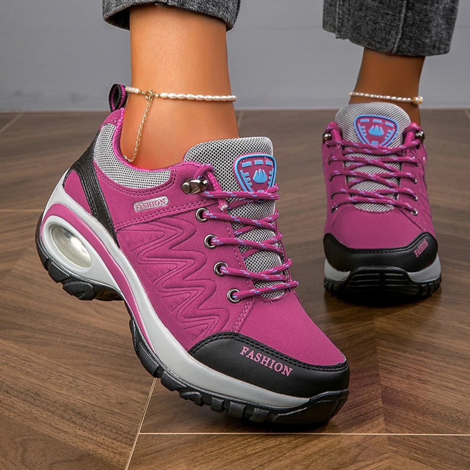 Product Image for Wasserdichte bunte Damen Wanderschuhe, rosa / 41