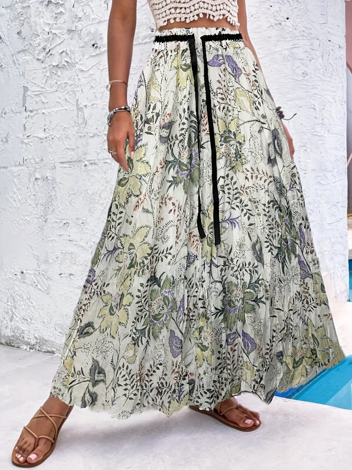 Product Image for Heidi-Mode | Plissee-Röcke mit Punkten für Den Sommer, Weiß / 2XL