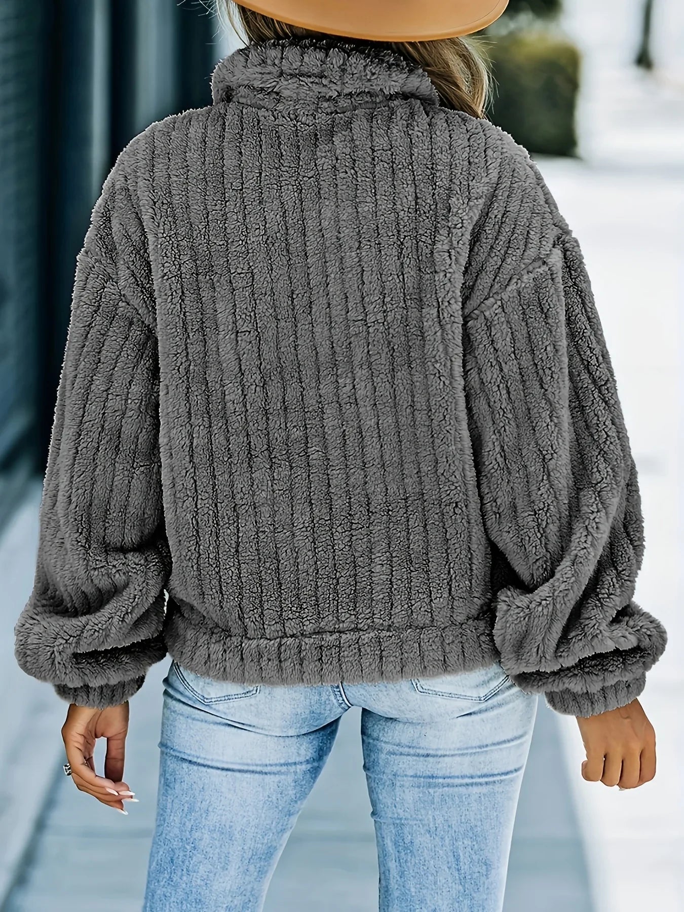 Product Image for Heidi-Mode | Truckerjas Met Bont, Donkerbruin / L