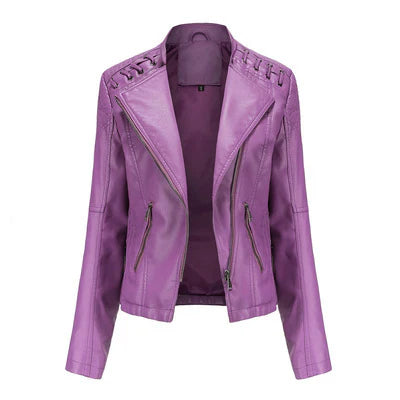 Product Image for Heidi-Mode - Kunstlederjacke, Lila / 4XL