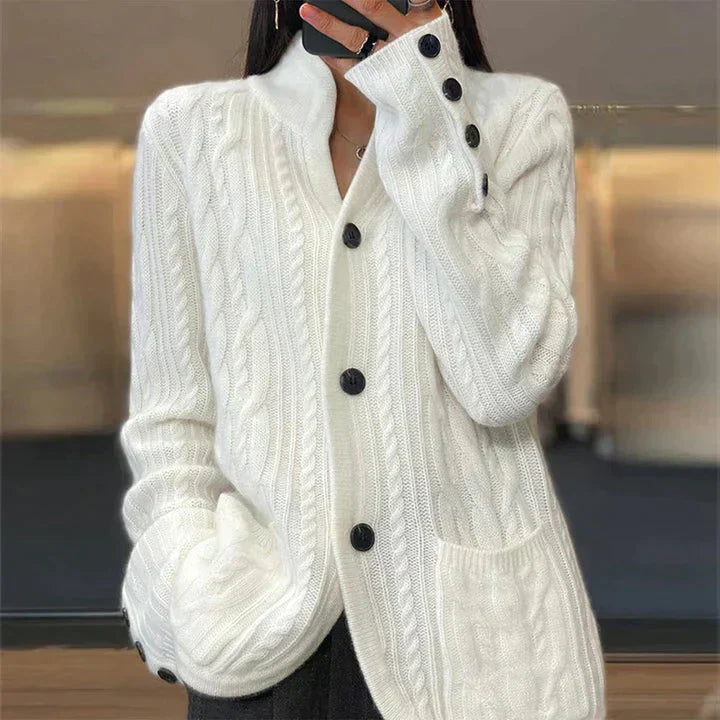 Product Image for Heidi-Mode | Weiße Strickjacke, L