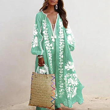 Product Image for Heidi-Mode | Oversized Kleider mit Vintage Druck, Mehrfarbig 3 / M