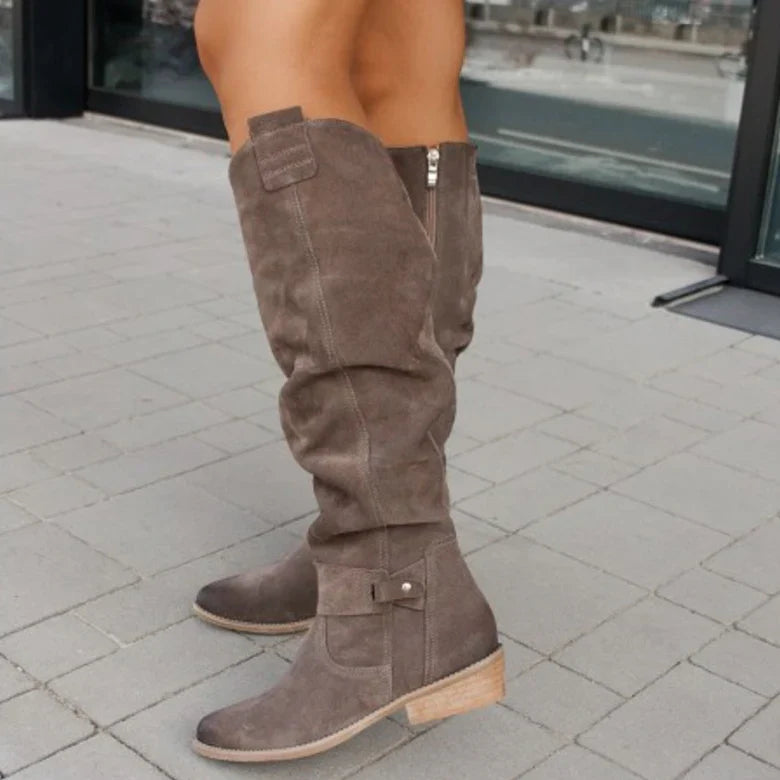 Product Image for Heidi-Mode | Modische Stiefel, Braun / Hoher Absatz - 6cm / 40