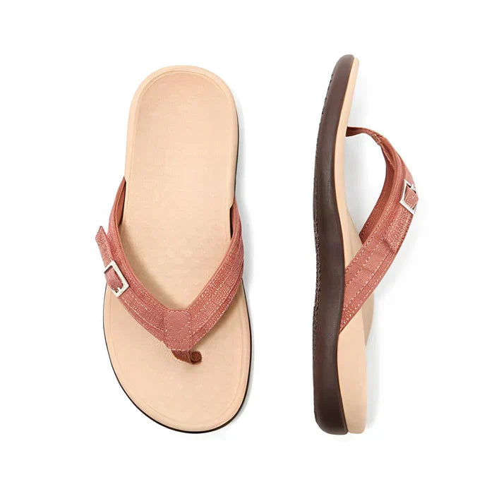 Product Image for Heidi-Mode | Delight - Orthopädische Sommertöppen - Bequeme Einlegesohlen - Stilvolles Design, Rot / 38
