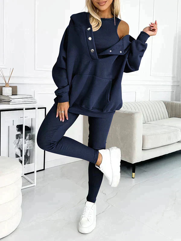 Product Image for Heidi-Mode | Bequemes Trainingsanzug-Set, Marineblau / M