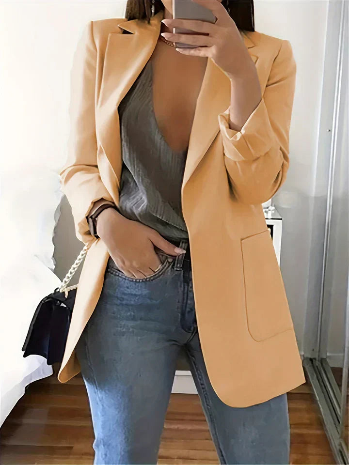 Product Image for Heidi-Mode | Oversized Lyra Blazer, Orange / 2XL