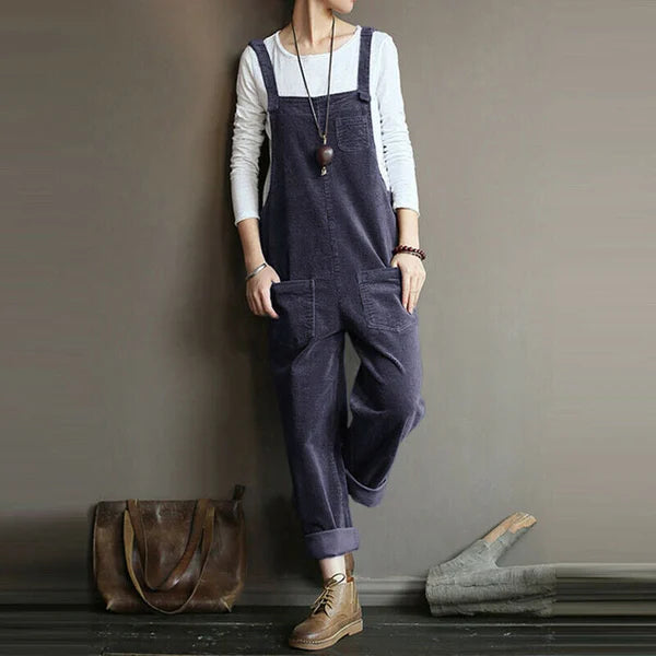 Product Image for Heidi-Mode | Latzhose Casual aus Cord, Dunkelblau / M