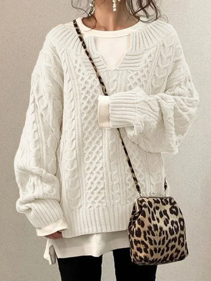 Product Image for Heidi-Mode | Dames Gebreide Trui, Wit / XL