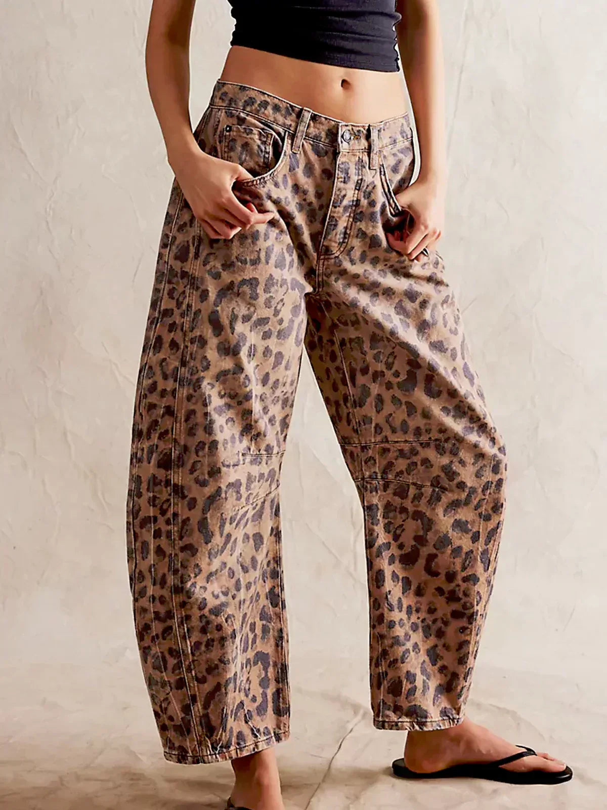 Product Image for Heidi-Mode | Moderne Damenjeans Stil und Komfort Vereint, Leopard / XL