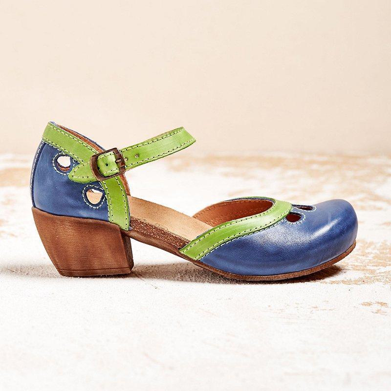 Product Image for Heidi-Mode | Modische Und Minimalistische Allgemeine Sandalen, Blau / 37